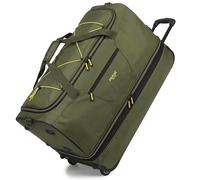 FERGÉ XL Large Travel Bag with Wheels Expandable and Shoe Compartment - Trolley with Tie Down Straps Soft Luggage Travel Bag Weekender Paris