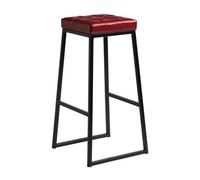 Fergner Matt Black Metal Frame - Vintage Red Uph Seat