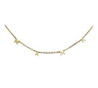 FERIER 18K Gold Plated Mom Necklace Mother's Day Letter Necklace for Women Dainty Necklace Mothers Necklace Gifts for Mom