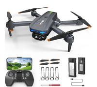 FERIETEL T29 C0 Drone with Camera 1080P, Foldable Mini Drones for Kids & Adults, RC Quadcopter for Beginners, 30 Mins Flight Time, Headless Mode, 3D Flips, 2x 1200mAh Batteries, Kids Toy Gift