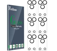 Ferilinso 6 Pack Camera Lens Protector for iPhone 17 Pro Max Accessories, Phone Case Friendly, 9H+ Tempered Glass Cover, Ultra HD, Anti-Scratch, Not Easy to Break, Strong Adsorption