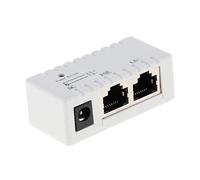 Feriuzymix POE Injector Splitter over Ethernet Adapter IP Camera LAN Network DC White