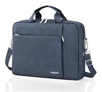 Ferkurn Laptop Bag Case 14 inch for Women Men Compatible with MacBook Pro M5/M4/M3/M2/M1, HP OmniBook Pavilion Chromebook EliteBook, ASUS, Acer, Ideapad, Laptop Sleeve Computer Bag Briefcase, Grey