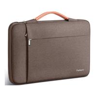 Ferkurn Laptop Chromebook Case Sleeve Cover Compatible with Macbook Air/Pro, iPad, Surface Pro, Acer, HP, ASUS Vivobook, Samsung, Waterproof Slim Carrying Computer Bag 13-13.3 inch, Brown