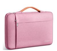 Ferkurn Laptop Sleeve Case Compatible with 12.3" Microsoft Surface Pro 11/10/9/8/X/7+/7/6/5/4, 12.4" Microsoft Surface Laptop Go, MacBook 12, HP, Acer, Waterproof Slim Tablet Cover with Handle, Pink