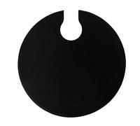 Ferleiss 1Pcs Silicone Lids - Fits Up to 10.5Inch Stock Pots - Compatible for Anova Culinary Sous Vide Precision Cookers Black