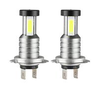 Ferleiss 2X H7 LED Headlight Bulb Kit High Low Beam 100W 30000LM Super 6000K White