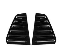 Ferleiss Car Rear Side Window Louvers, for Golf 7 R 7 7.5 2013-2020 Style Window Blinds Vent Scoop Cover Black