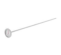 Ferleiss Long Stem Compost Soil Thermometer - Fast Response Stainless Steel 20 Inch - Measuring Probe - Fahrenheit and Celsius