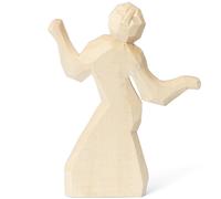 Ferm Living - Anna Hand-carved Wooden Figurine, Natural - Beige