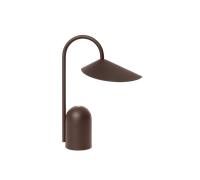 Ferm Living - Arum Portable Table Lamp 30 cm, Dark Chocolate - Dark Chocolate
