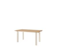 Ferm Living Atura Dining Table 160x90 Light Cashmere/Oak Veneer