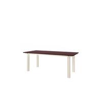 Ferm Living Atura Dining Table 200x90 Light Cashmere/ Burgundy