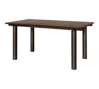 Ferm Living - Atura Dining Table 90x160 cm, Dark Chocolate / Dark Stained Oak - Dark Oak