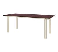 Ferm Living Atura Dining Table 200x90 Light Cashmere/ Burgundy