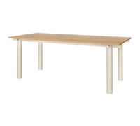 Ferm Living Atura Dining Table 200x90 Light Cashmere/Oak Veneer