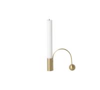 ferm LIVING Balance brass candle holder candle stick