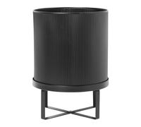 ferm LIVING Bau flower pot large Ø28 cm black