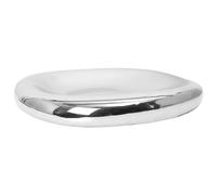 Ferm Living - Bellure Bowl Ø35 cm, Silver - Silver