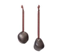 Ferm Living Bellure Christmas ornament 7 cm 2 pieces Rustic Bronze
