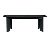 Ferm Living - Bevel Table Extendable x2, Black Beech - Black Beech