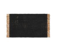 Ferm Living Blid doormat 50x80 cm Black-natural