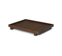 Ferm Living Bon wooden tray large Smoked oak