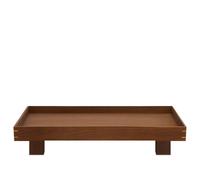 ferm LIVING Bon Wooden Tray - Small Smoked Oak One Size