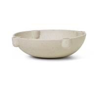 Ferm Living Bowl advent candle ceramic large Ø27 cm light grey