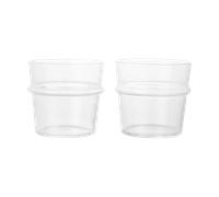 Ferm Living Boya drinking glass low 30 cl 2-pack Clear