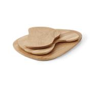Ferm Living Cairn cutting board 3 pieces Oak