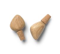 Ferm Living Cairn wine stopper 2-pack Oak