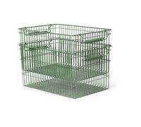 Ferm Living - Cala Storage Basket 2-pack, Verdant Green - Verdant Green