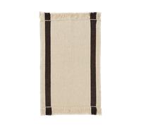Ferm Living Calm kelim door mat Off-white, Coffee, 50x70 cm