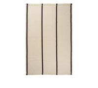 Ferm Living Calm Kelim Rug 200x300 Dark Off-White/Coffee