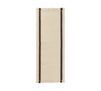 Ferm Living - Calm Kelim Rug 80x200 cm, Off-white / Coffee - Off-White