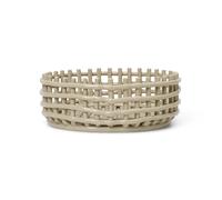 Ferm Living Ceramic braided bowl cashmere