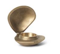 Ferm Living Clam candle holder Brass