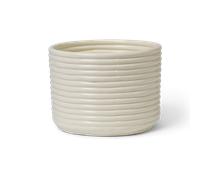 Ferm Living Corduroy flower pot Ø20x15 cm Off white