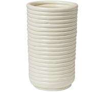 Ferm Living - Corduroy Vase H21 cm, Off-white - Offwhite