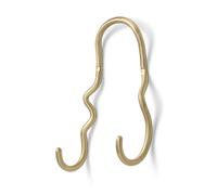Ferm Living Curvature hook double brass