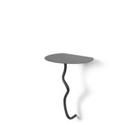 ferm LIVING Curvature Wall Table Black Brass