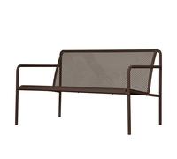 Ferm Living Dapple 2-Seater Outdoor Lounge Sofa Dark Chocolate
