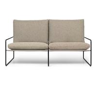 Ferm Living - Desert 2-Seater Sofa, Black / Dolce - Dolce