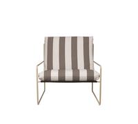 Ferm Living Desert Cushion Cover Set Stripe C/M/Chocolate