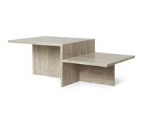 Ferm Living - Distinct Coffee Table 100x55 cm, Travertine Sand - Sand