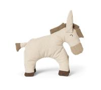 Ferm Living Donkey soft toy Undyed-dark sand