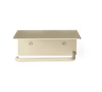 Ferm Living Dora toilet paper holder with shelf Cashmere