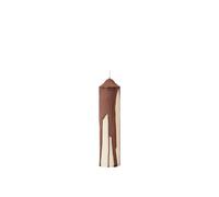 Ferm Living Drip Pillar Candle H20 Dark Chocolate