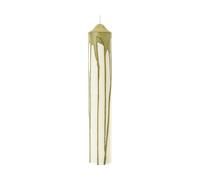 Ferm Living Drip pillar candle Olive Green, 30 cm